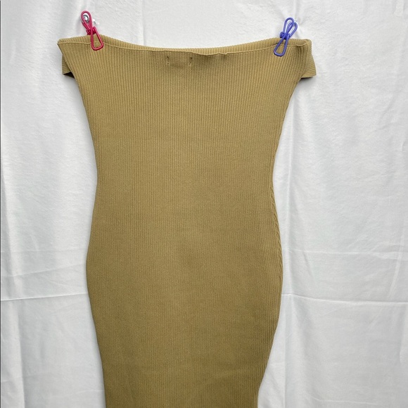 NBD Revolve Taupe Halter Dress - Picture 3 of 8